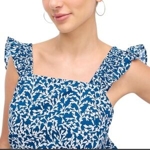 J. Crew Smocked Top size S